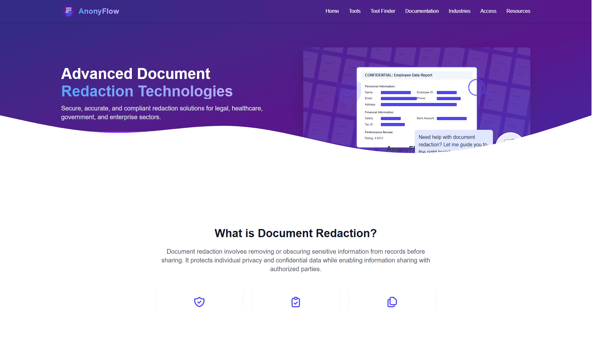 PDF Redaction screenshot