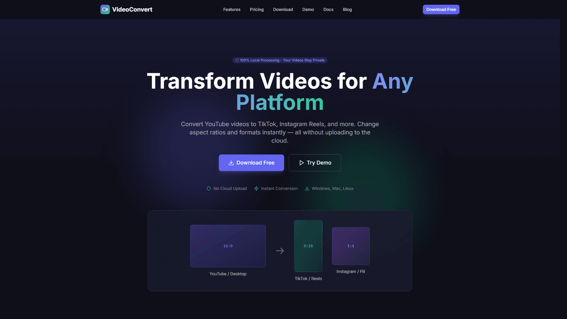 VideoConvert screenshot